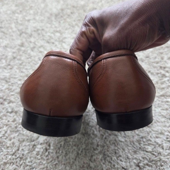 Monte Rosso Chestnut Leather Slip-Ons - Picture 4 of 5